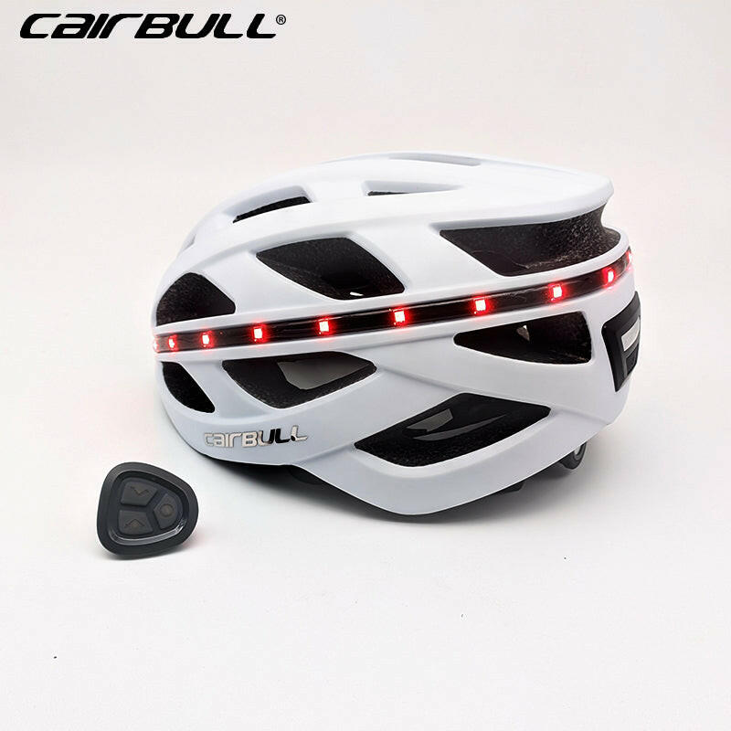 Road Bike Helmet Night Cycling Helmet Smart Remote Control Turn Signal LED Light Commuter Cycle Helmet Breathable Ultra Light