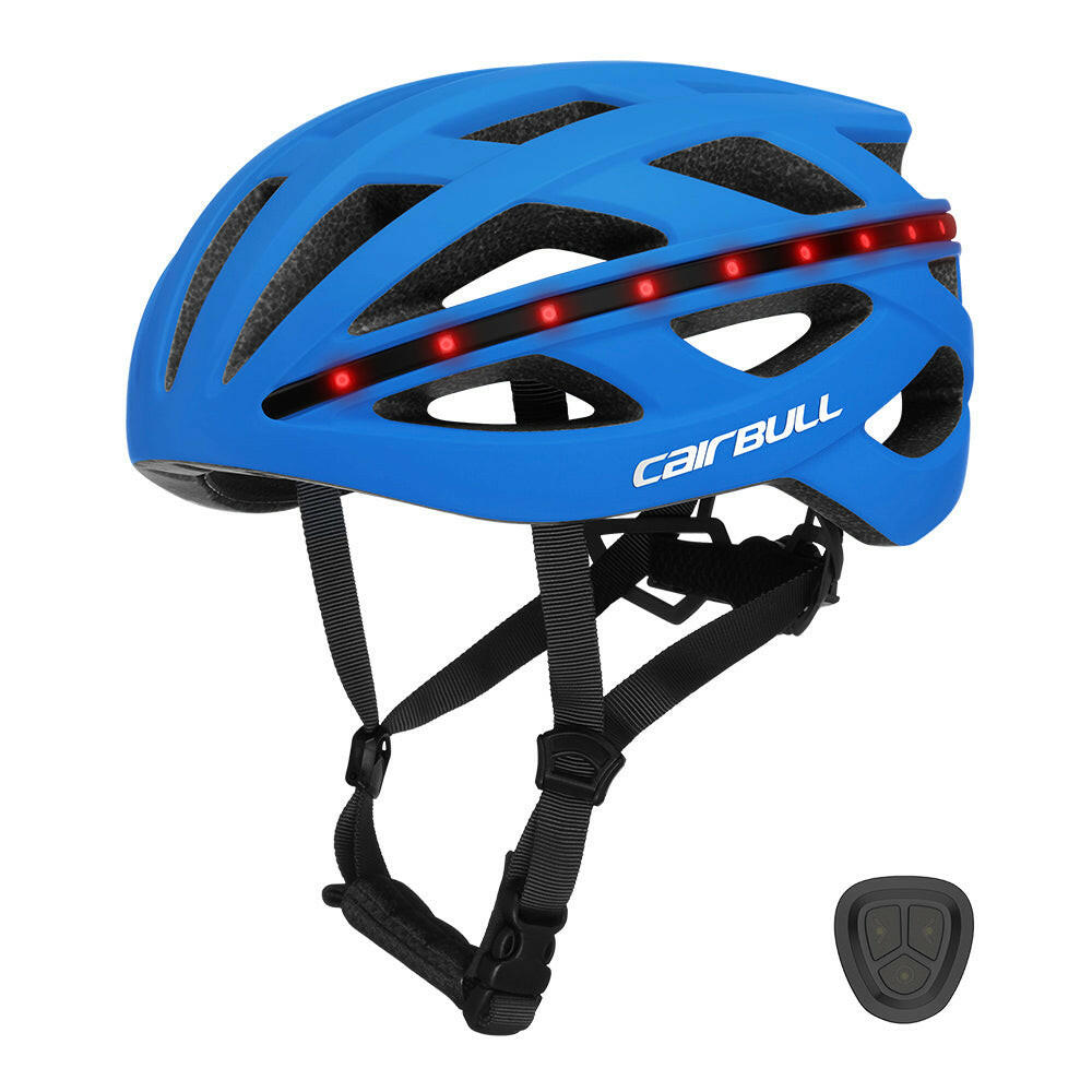 Road Bike Helmet Night Cycling Helmet Smart Remote Control Turn Signal LED Light Commuter Cycle Helmet Breathable Ultra Light-WAYBIKER