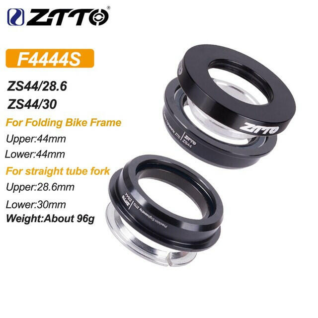 ZTTO MTB Road Bicycle CNC Headset 1 1/8"-1 1/2" Sealed Bearing 1.5Tapered 28.6 Straight Tube Bike Fork Internal Steering Bearing-WAYBIKER