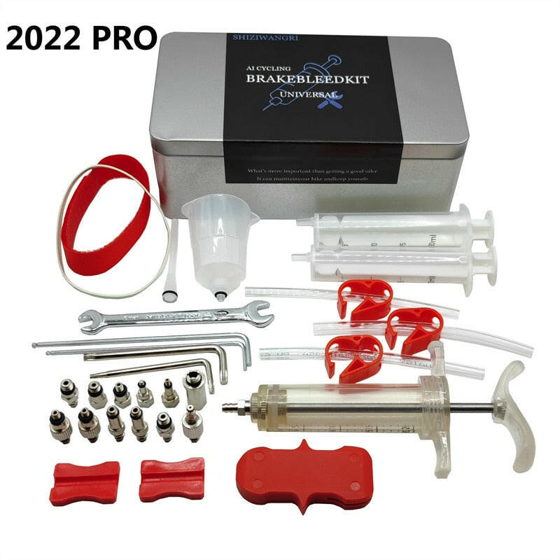 Bicycle Hydraulic Disc Brake Oil Bleed Kit Tools For SHIMANO, SRAM,XTECH, Avid, MAGURA , MTB Road Bike Brake Tool-WAYBIKER
