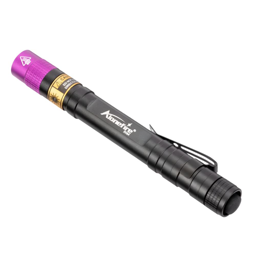 Pen Light UV Flashlight 395nm/365nm Blacklight Pet Dog Cat Urine Stain Ore Money Invisible Ink Marker Detection Lamp Led Torch-WAYBIKER