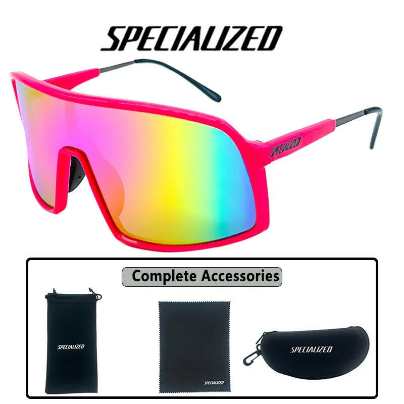 SPECIAUZED Photochromic Cycling Sunglasses UV400  MTB Riding Sun glasses Men Women Road Bike Goggles Outdoor Runing Glasses-WAYBIKER