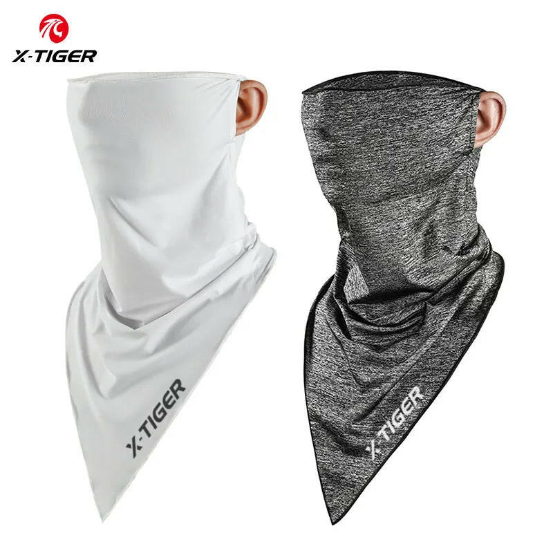 X-TIGER Face Mask Ice Fabric Sport Headband Summer Running Motorcycle Fishing Cycling Equipments Sun Protection Bicycle Bandana-WAYBIKER
