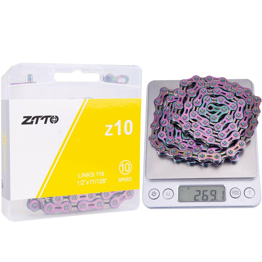 ZTTO ULT Bicycle 8 9 10 Speed Chain 116 Links MTB Road Bike Chains Power Lock High Quality 8S 9v 10v Current Cycling Accessories-WAYBIKER