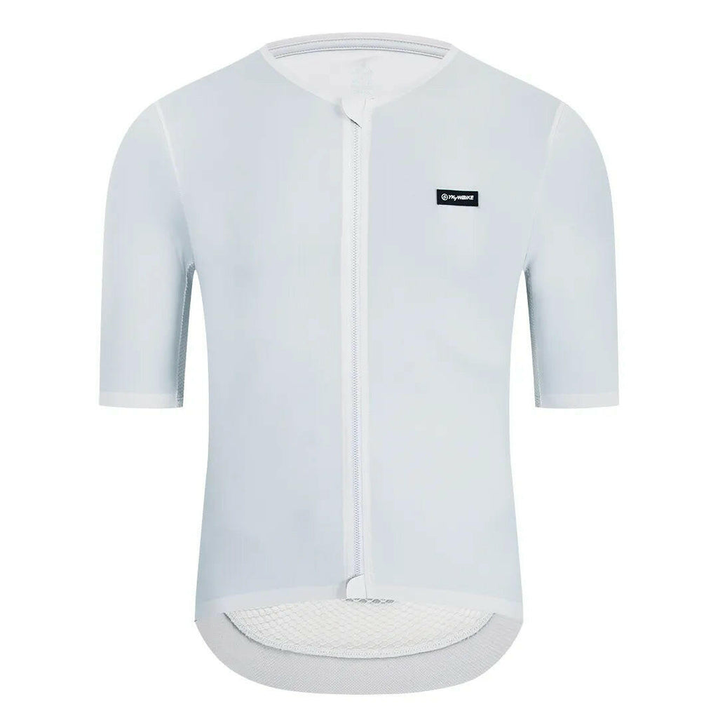 YKYWBIKE Cycling Jersey Summer Short Sleeve MTB Bike Shirts Short sleeve YKK zipper New Coldback Fabric UPF 50+-WAYBIKER