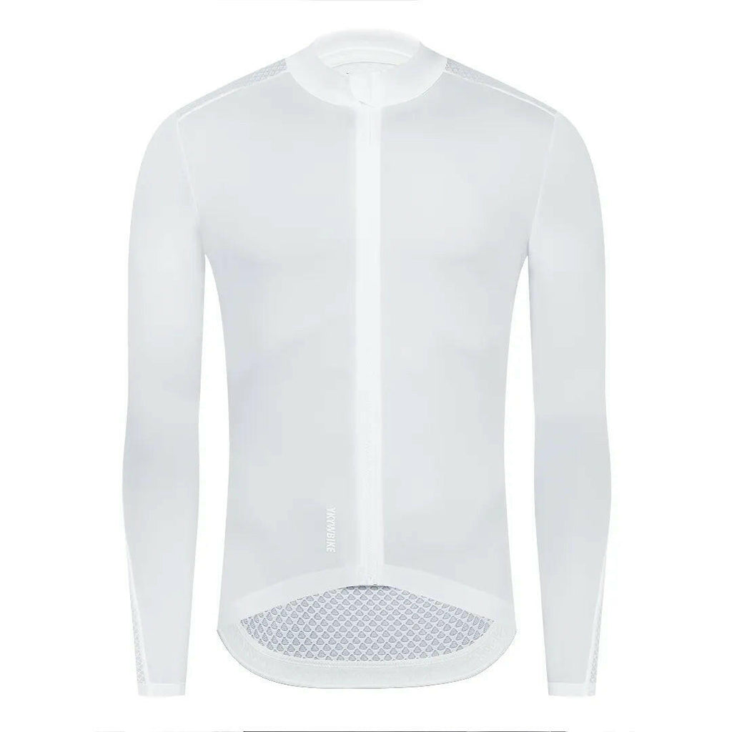 YKYWBIKE Autumn Pro Team black Long Sleeve  Jersey race 2022 cycling jersey bicycle cycling clothes Italy mesh fabric sleeve-WAYBIKER
