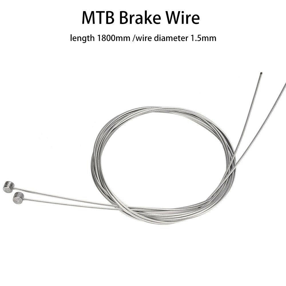 ZTTO Bicycle Stainless Steel Inner Shift Brake Wire MTB Road Bike Shifting Zinc Coat Inside Cable Line 2100mm Shifter Derailleur-WAYBIKER