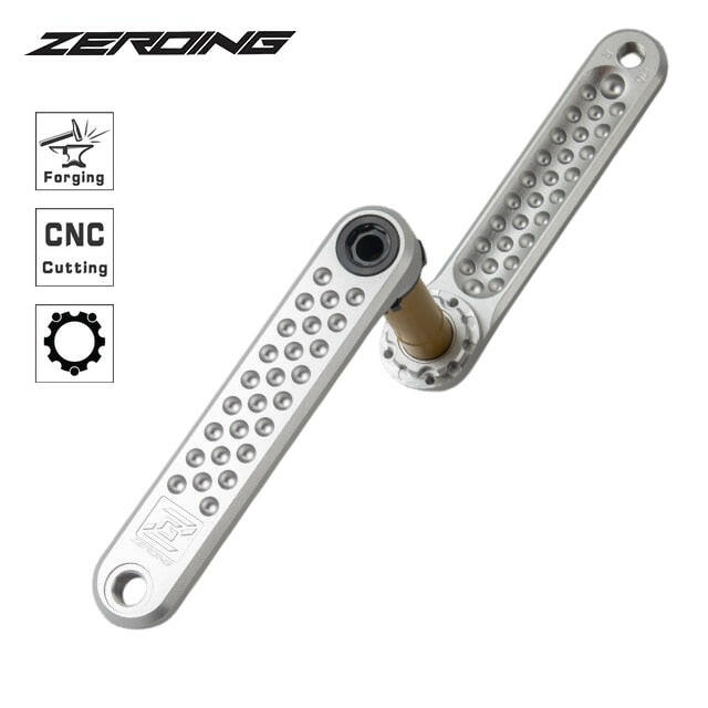 ZEROING 130BCD Road Bike Crankset GXP Bicycle Hollowtech BCD130 Spiders Adapter CNC Crank Folding Bicycle Crank 5 Claw Chainring-WAYBIKER