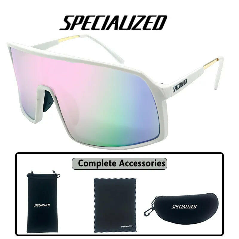 SPECIAUZED Photochromic Cycling Sunglasses UV400  MTB Riding Sun glasses Men Women Road Bike Goggles Outdoor Runing Glasses-WAYBIKER