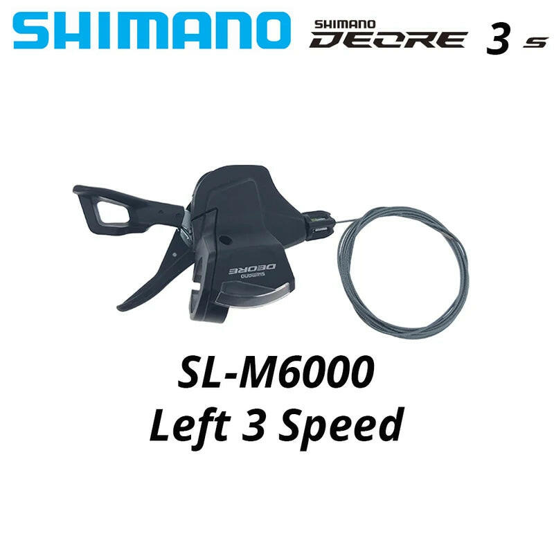 Shimano Deore M6000 10 Speed Bike Shifters Lever SL-M6000 10s 10 S 10v MTB Mountain Bicycle Shift Set Trail Rapidfire New M615-WAYBIKER