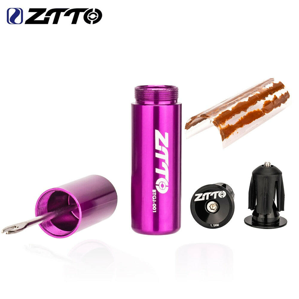 ZTTO Bicycle Tubeless Tire Repair Kit Bicycle Tyre Repair Tool Puncture Sealant Rubber Stripe MTB Bike Maintenance Mini Tool-WAYBIKER