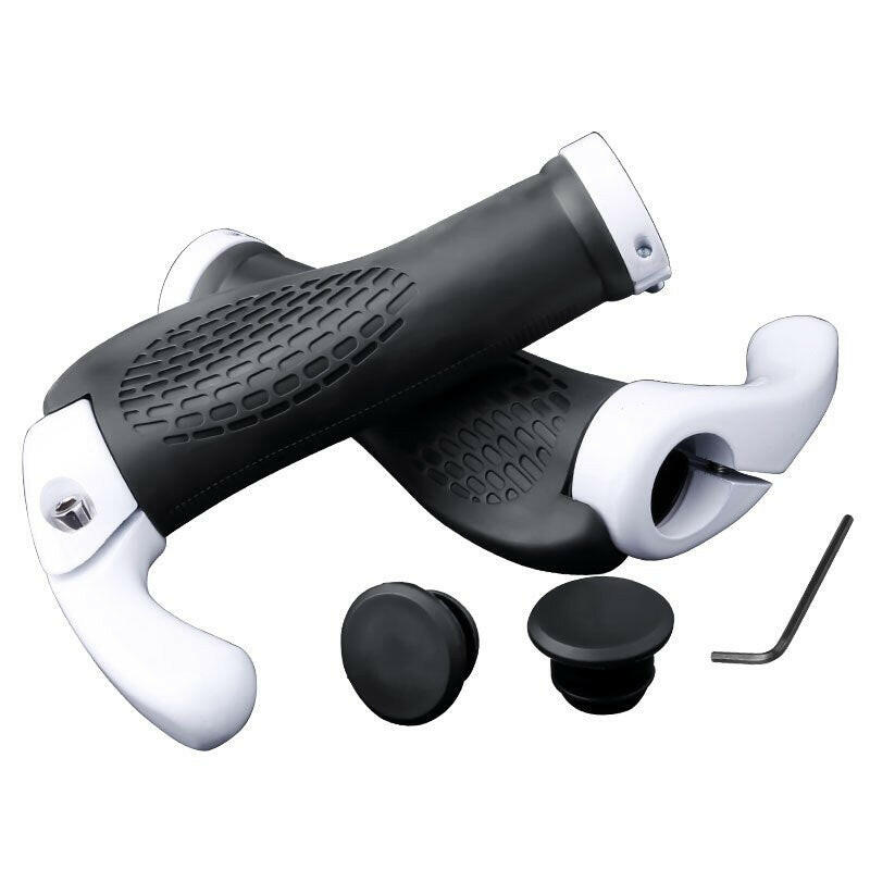 X-TIGER Bicycle Grips MTB Rubber Handlebar Grips Shockproof Anti-Slip Racing Road Bike Grips Ergonomic Lock Cycling Handlebar-WAYBIKER