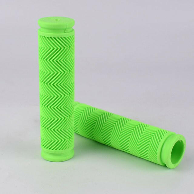 1pair Rubber Bicycle Handlebar Grips MTB Bike Grips BMX Mountain Road Fixie Bike Soft Grips Shockproof Bike Parts accessories-WAYBIKER
