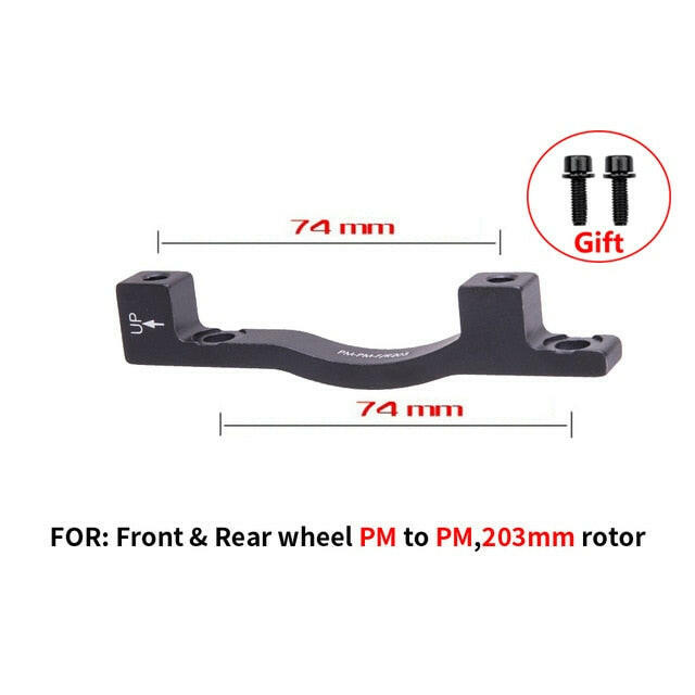 ZTTO Disc Brake Rotor Mount Adapter MTB Ultralight Bracket IS PM A B to PM A Bicycle Disc Brake Adaptor for 140 160 180 203mm-WAYBIKER