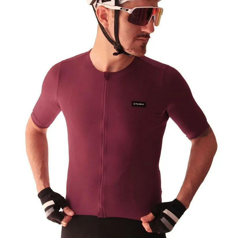 YKYWBIKE Cycling Jersey Summer Short Sleeve MTB Bike Shirts Short sleeve YKK zipper New Coldback Fabric UPF 50+-WAYBIKER