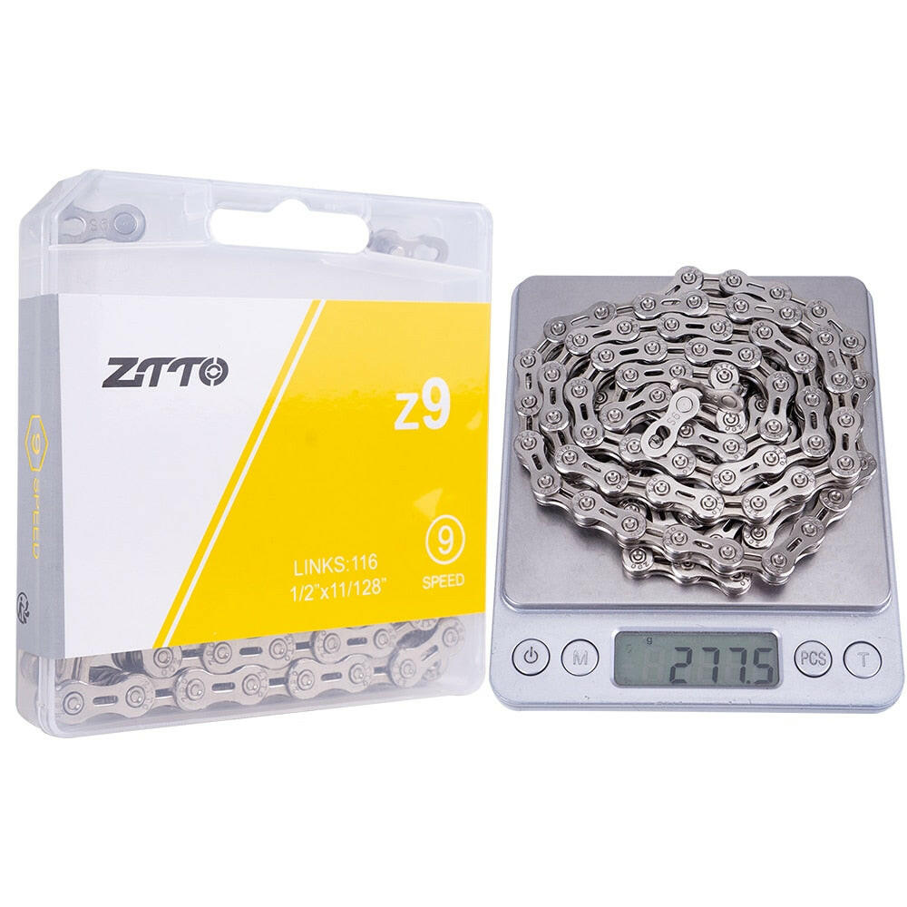 ZTTO ULT Bicycle 8 9 10 Speed Chain 116 Links MTB Road Bike Chains Power Lock High Quality 8S 9v 10v Current Cycling Accessories-WAYBIKER