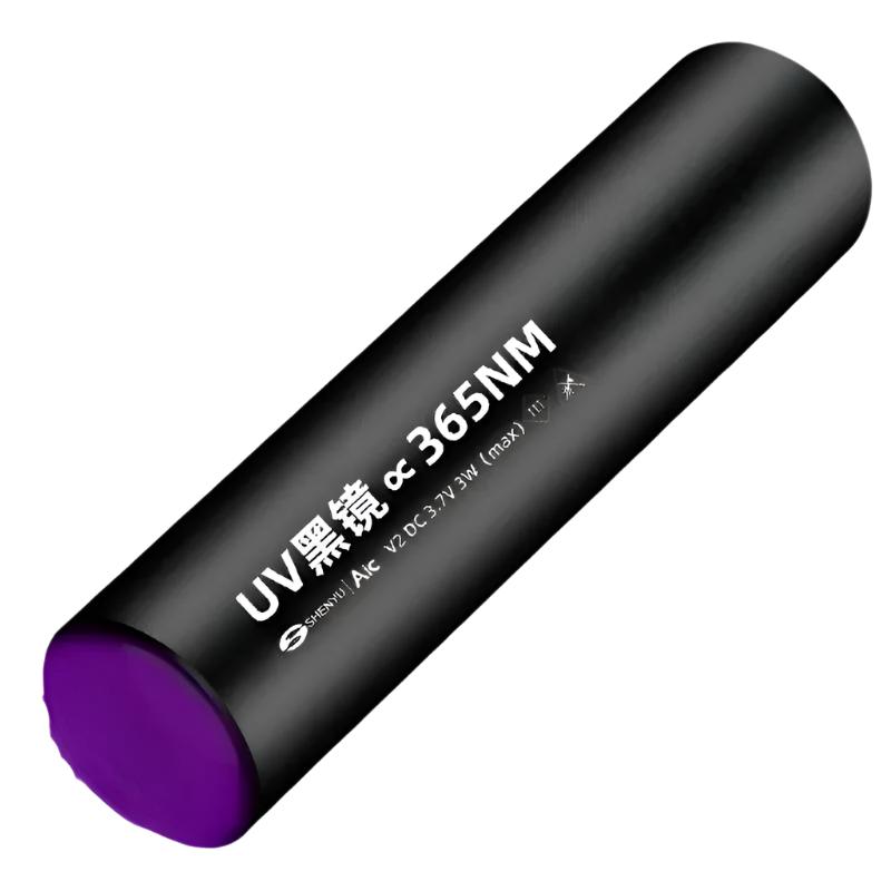 365NM MINI UV Ultraviolet LED Flashlight for Pet Moss Detector Portable UV Black Light for Cat Dog Stains Bed Bug Moldy Food-WAYBIKER