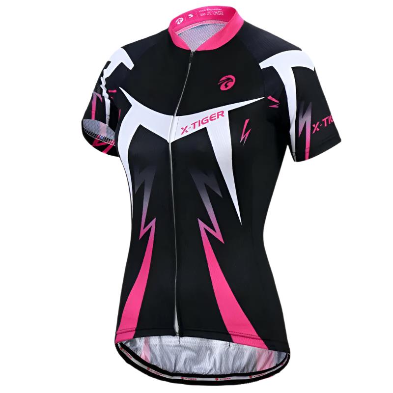 X-Tiger Women Cycling Jerseys Female Short Sleeve Cyclist Ciclismo Road Bike Clothing Breathable Quick Dry Polyester Shirts-WAYBIKER
