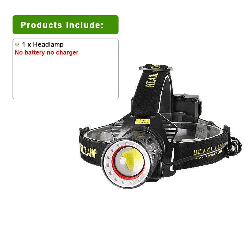 XHP360 LED Most Powerful Headlamp USB Rechargeable Headlight 18650 Infrared Sensor Head Torch Lighting Fishing Work Head Lantern-WAYBIKER