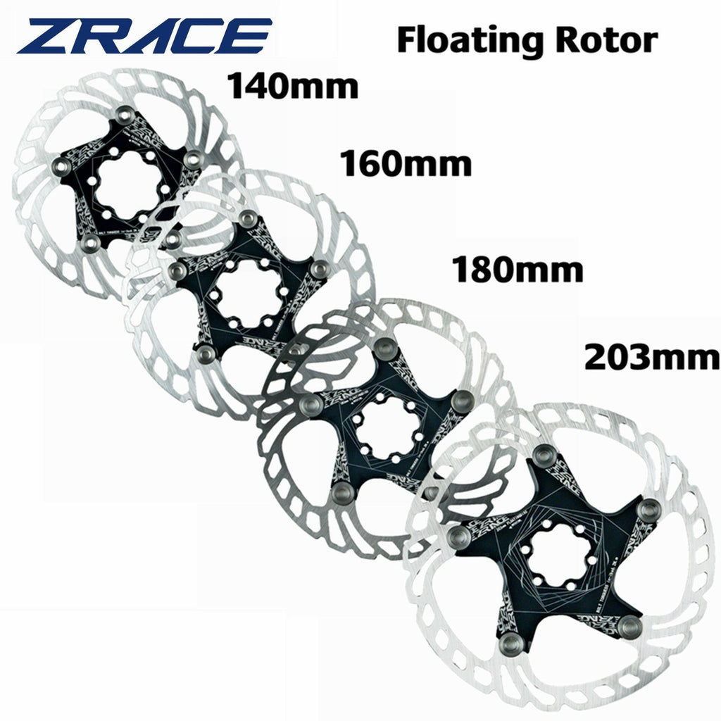ZRACE bike brake rotor Strong heat dissipation floating rotor 160mm 180mm 203mm MTB disc brake-WAYBIKER