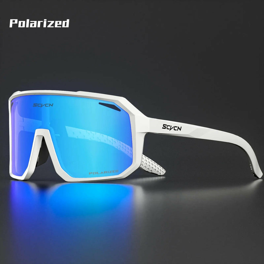 SCVCN Men Sunglasses Polarized Cycling Glasses Sun Glasses for Driving Fishing MTB Goggles Woman Bike Bicycle Cycle Eyewear-WAYBIKER