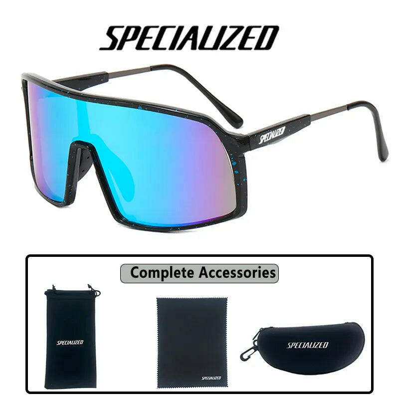 SPECIAUZED Photochromic Cycling Sunglasses UV400  MTB Riding Sun glasses Men Women Road Bike Goggles Outdoor Runing Glasses-WAYBIKER