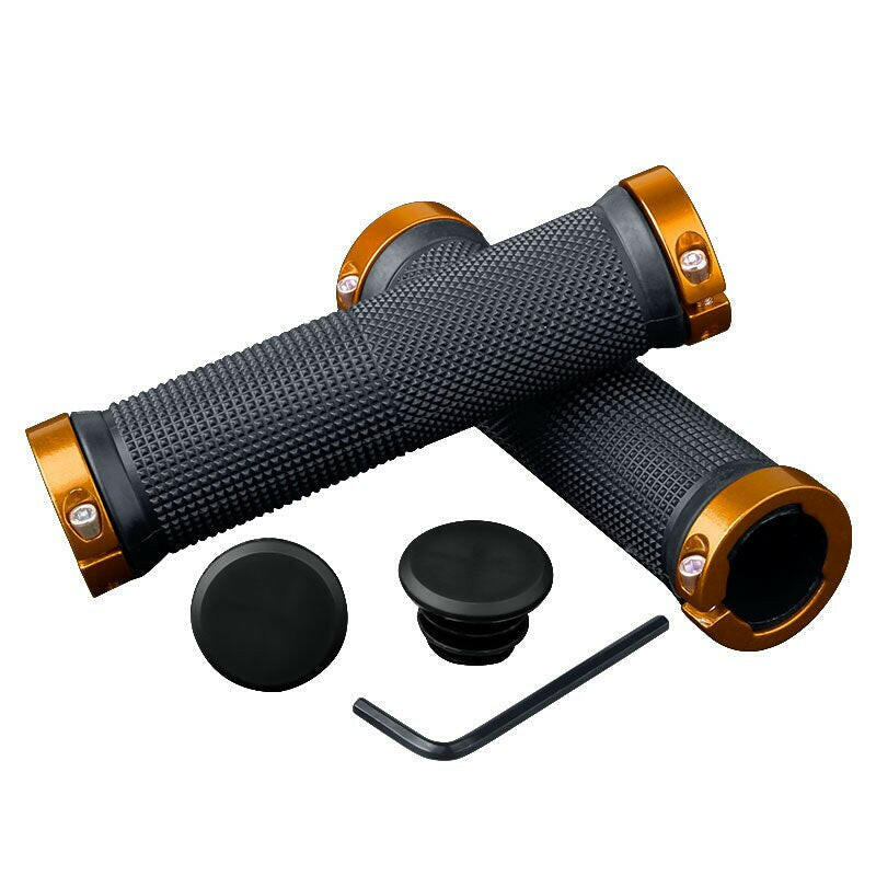 X-TIGER Bicycle Grips MTB Rubber Handlebar Grips Shockproof Anti-Slip Racing Road Bike Grips Ergonomic Lock Cycling Handlebar-WAYBIKER