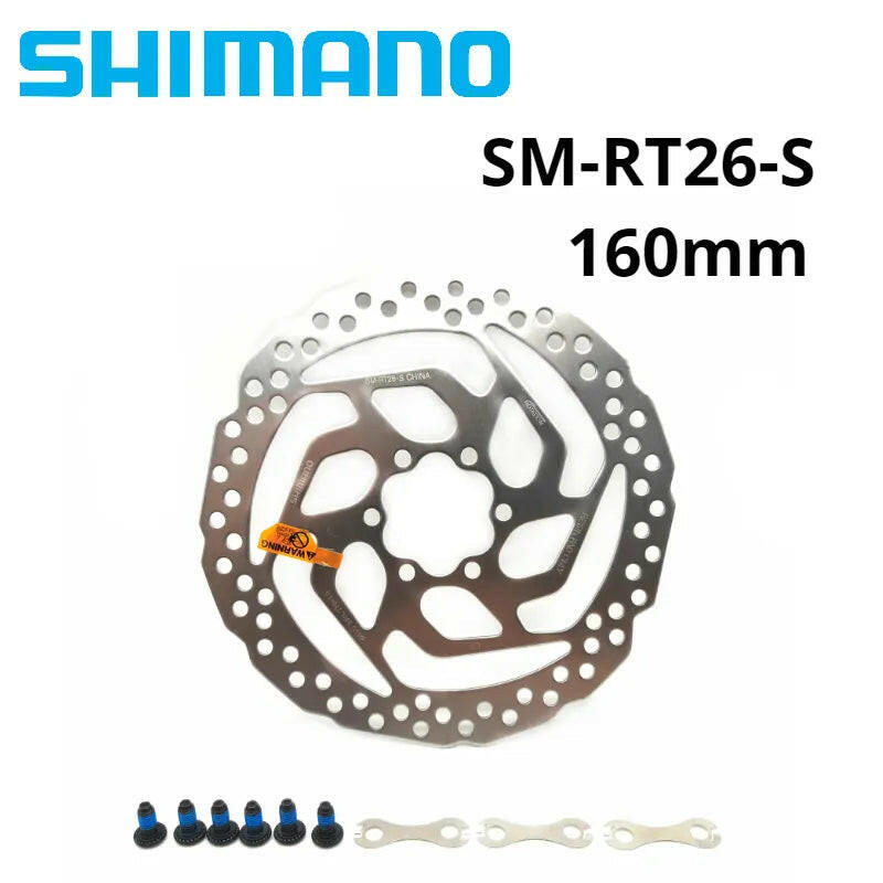 Shimano Deore XT SLX RT76/26/56/66/86 Bike Brake Disc 6 Bolt Ice Point Technology MTB Mountain Bicycle Disc 160MM 180MM 203MM-WAYBIKER