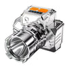 1800LM Camping LED Headlamp IPX4 Waterproof Head-mounted Flashlight 3Lighting Modes for Outdoor Hiking Fishing Adventure Running-WAYBIKER
