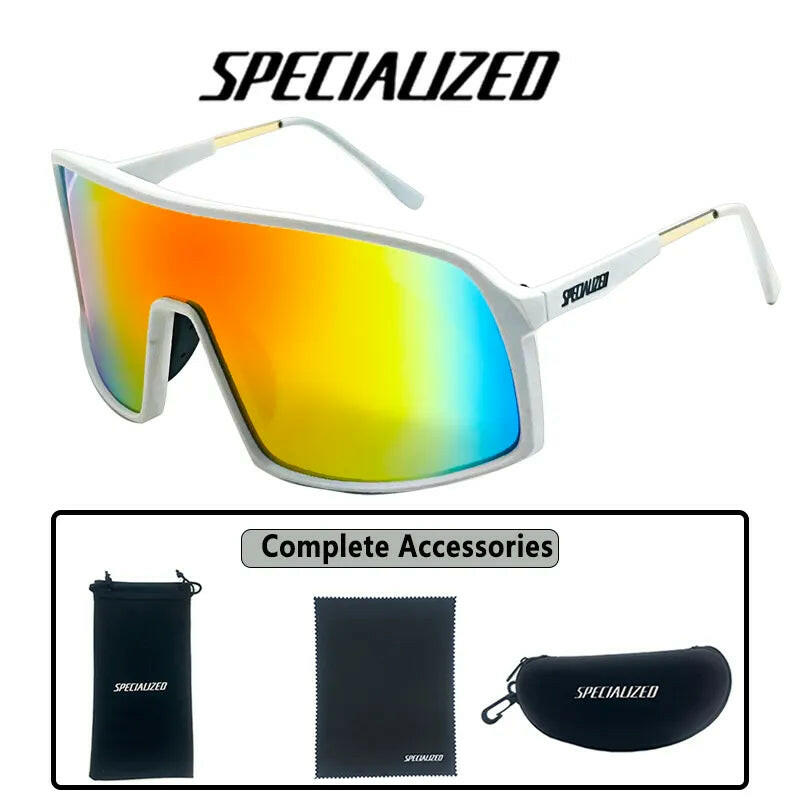 SPECIAUZED Photochromic Cycling Sunglasses UV400  MTB Riding Sun glasses Men Women Road Bike Goggles Outdoor Runing Glasses-WAYBIKER