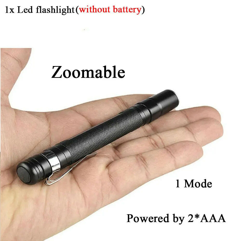 ZHIYU Mini LED Flashlight XPE Portable Pen Light Waterproof Torch Camping Emergency Outdoor Walking Lantern Keychain Flashlight-WAYBIKER