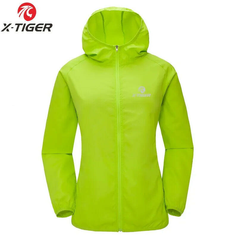 X-TIGER Windproof Reflective Cycling Jersey MTB Bike Bicycle Windcoat Super Light Sunscreen Hiking Jacket Cycling Sports Clothes-WAYBIKER