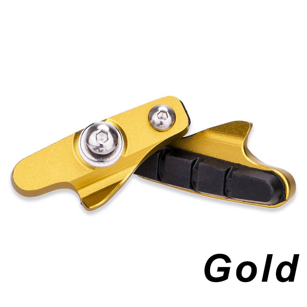 ZTTO Road Bike Brake Pads Rubber Brake Pads MTB Road Brake Block Braking Holder Shoes Cycle Brake Hoof Part V-Brake Holder Shoes-WAYBIKER