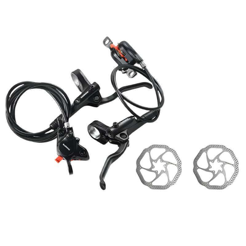 Shimano MT200 MT201 M315 MTB Mountain Bike Hydraulic Disc Brake Set Contains MT200 Brakes Lever Rotor RT56 RT54 RT26 RT30 HS1 G3-WAYBIKER