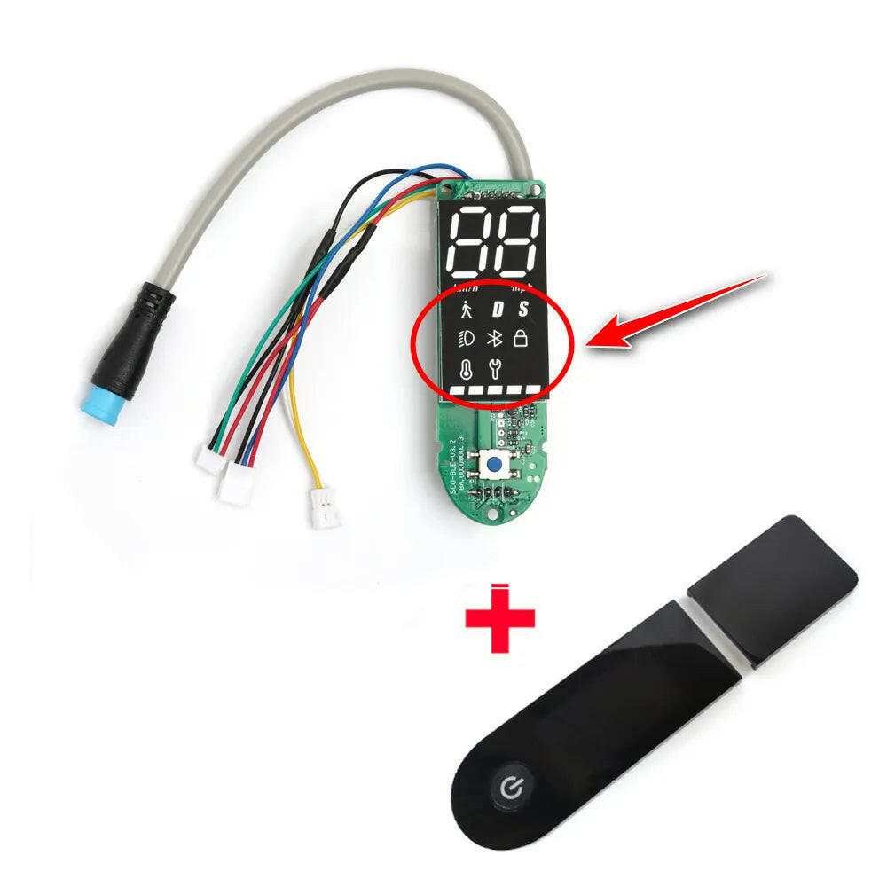 Bluetooth Dashboard for Xiaomi M365 and Pro 1S Electric Scooter With Protect Cover Display Upgrade Repair Parts-WAYBIKER