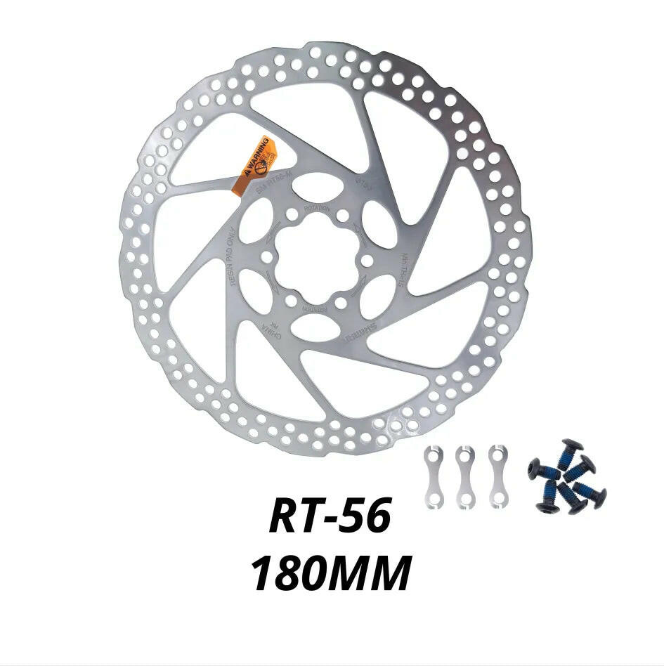 Shimano Deore XT SLX RT76/26/56/66/86 Bike Brake Disc 6 Bolt Ice Point Technology MTB Mountain Bicycle Disc 160MM 180MM 203MM-WAYBIKER