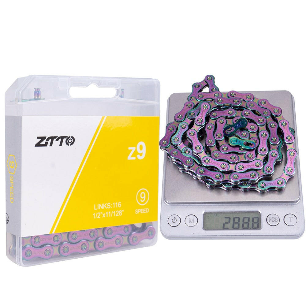 ZTTO ULT Bicycle 8 9 10 Speed Chain 116 Links MTB Road Bike Chains Power Lock High Quality 8S 9v 10v Current Cycling Accessories-WAYBIKER