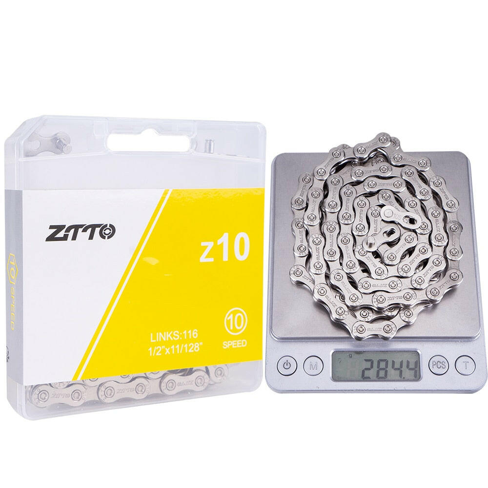 ZTTO ULT Bicycle 8 9 10 Speed Chain 116 Links MTB Road Bike Chains Power Lock High Quality 8S 9v 10v Current Cycling Accessories-WAYBIKER