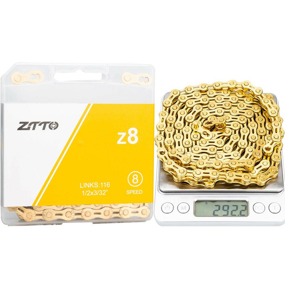 ZTTO ULT Bicycle 8 9 10 Speed Chain 116 Links MTB Road Bike Chains Power Lock High Quality 8S 9v 10v Current Cycling Accessories-WAYBIKER