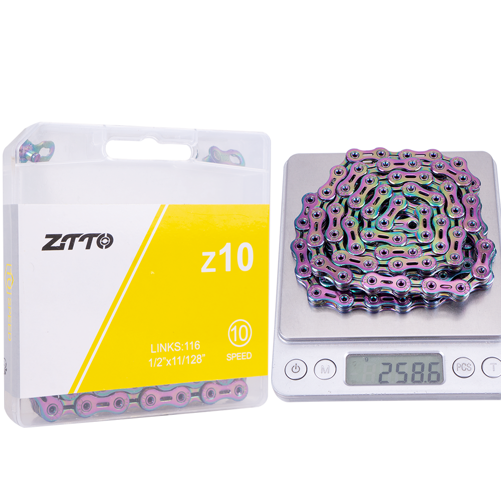 ZTTO ULT Bicycle 8 9 10 Speed Chain 116 Links MTB Road Bike Chains Power Lock High Quality 8S 9v 10v Current Cycling Accessories-WAYBIKER