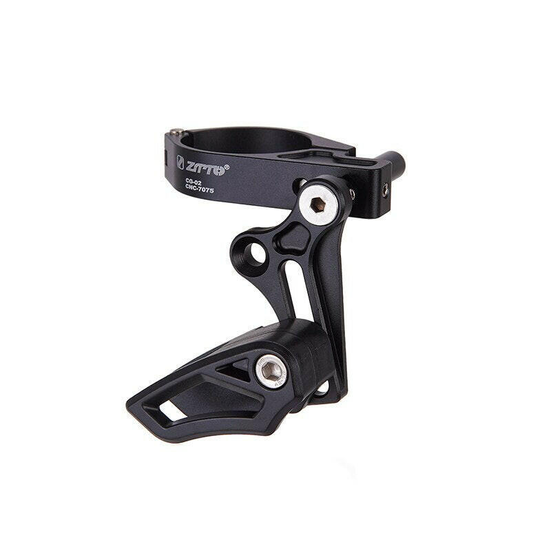 ZTTO Bicycle Chain Guide CG02 31.8 34.9 Clamp Mount Anti Chain Drop Direct E-Type Adjustable For MTB Mountain Gravel Bike 1X-WAYBIKER