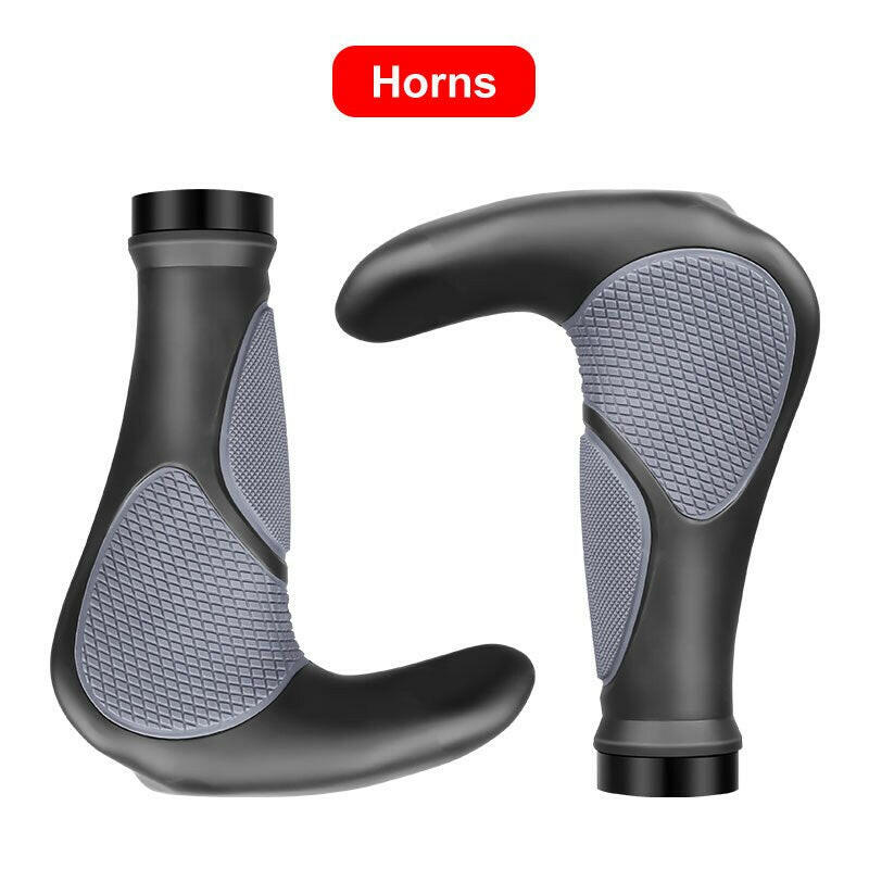 X-TIGER Bicycle Handlebar Grips Rubber Integrated MTB Bike Horns Grips Anti-Skid Shock-absorption Bike Handlebar Accessories-WAYBIKER