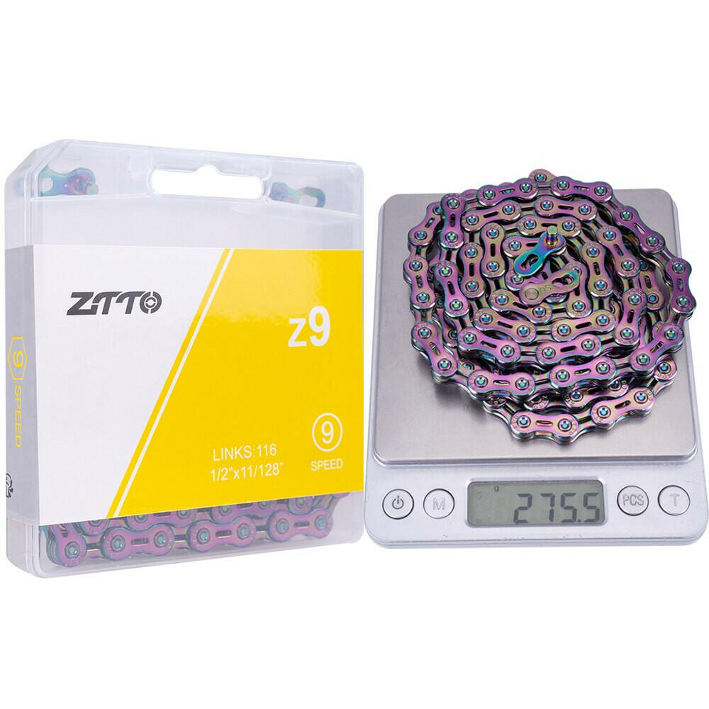 ZTTO ULT Bicycle 8 9 10 Speed Chain 116 Links MTB Road Bike Chains Power Lock High Quality 8S 9v 10v Current Cycling Accessories-WAYBIKER