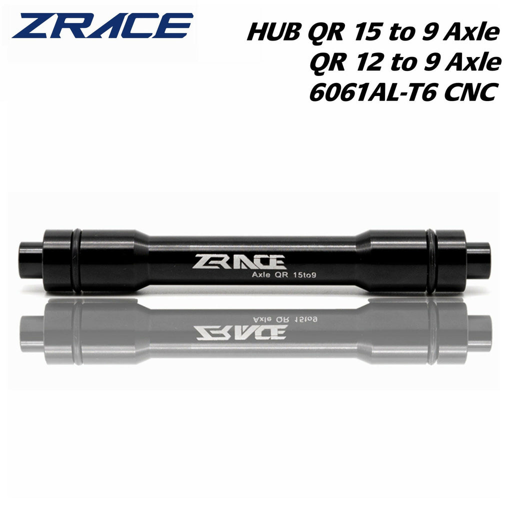ZRACE QR 15mm HUB Convert to 9mm Axle Adapter / 12mm HUB  Convert to 9mm Axle Adapter for MTB and ROAD Front HUB QR 15 to 9 Axle-WAYBIKER