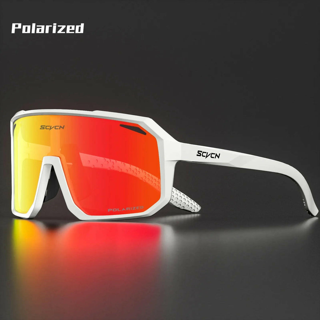 SCVCN Men Sunglasses Polarized Cycling Glasses Sun Glasses for Driving Fishing MTB Goggles Woman Bike Bicycle Cycle Eyewear-WAYBIKER