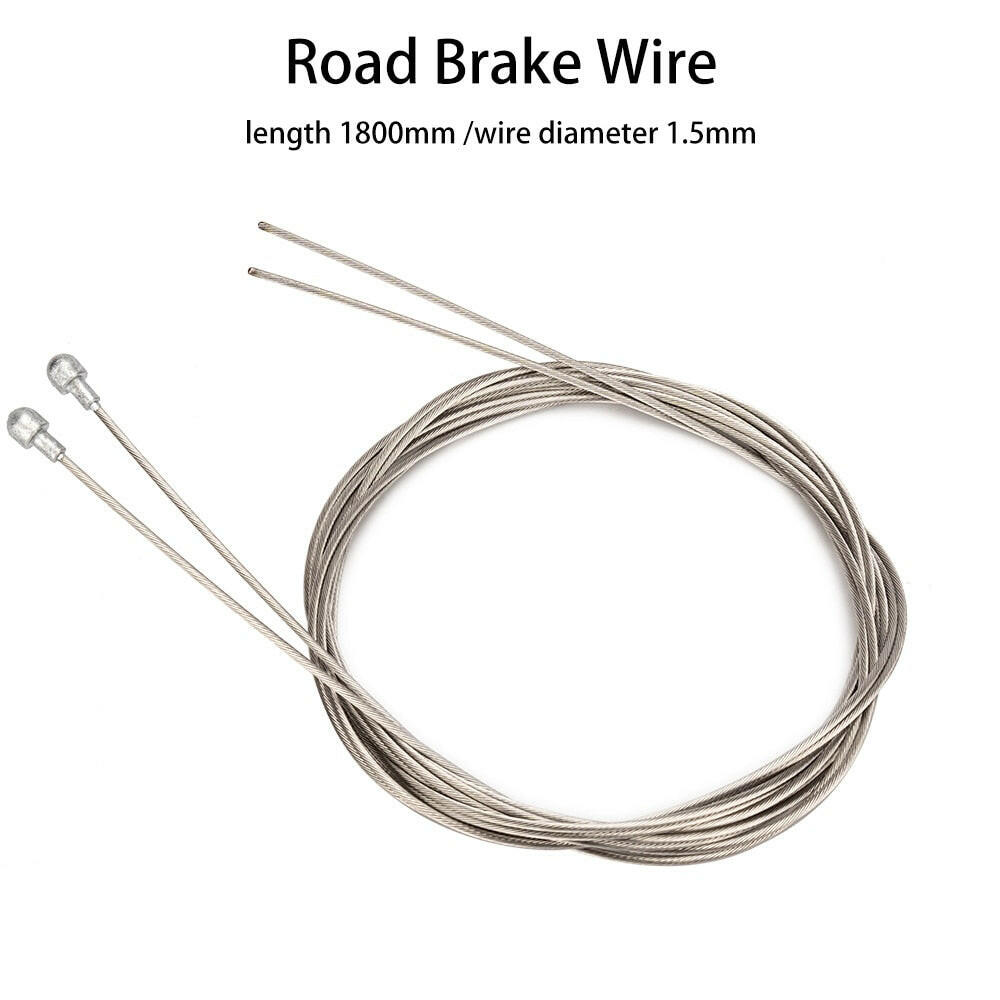 ZTTO Bicycle Stainless Steel Inner Shift Brake Wire MTB Road Bike Shifting Zinc Coat Inside Cable Line 2100mm Shifter Derailleur-WAYBIKER