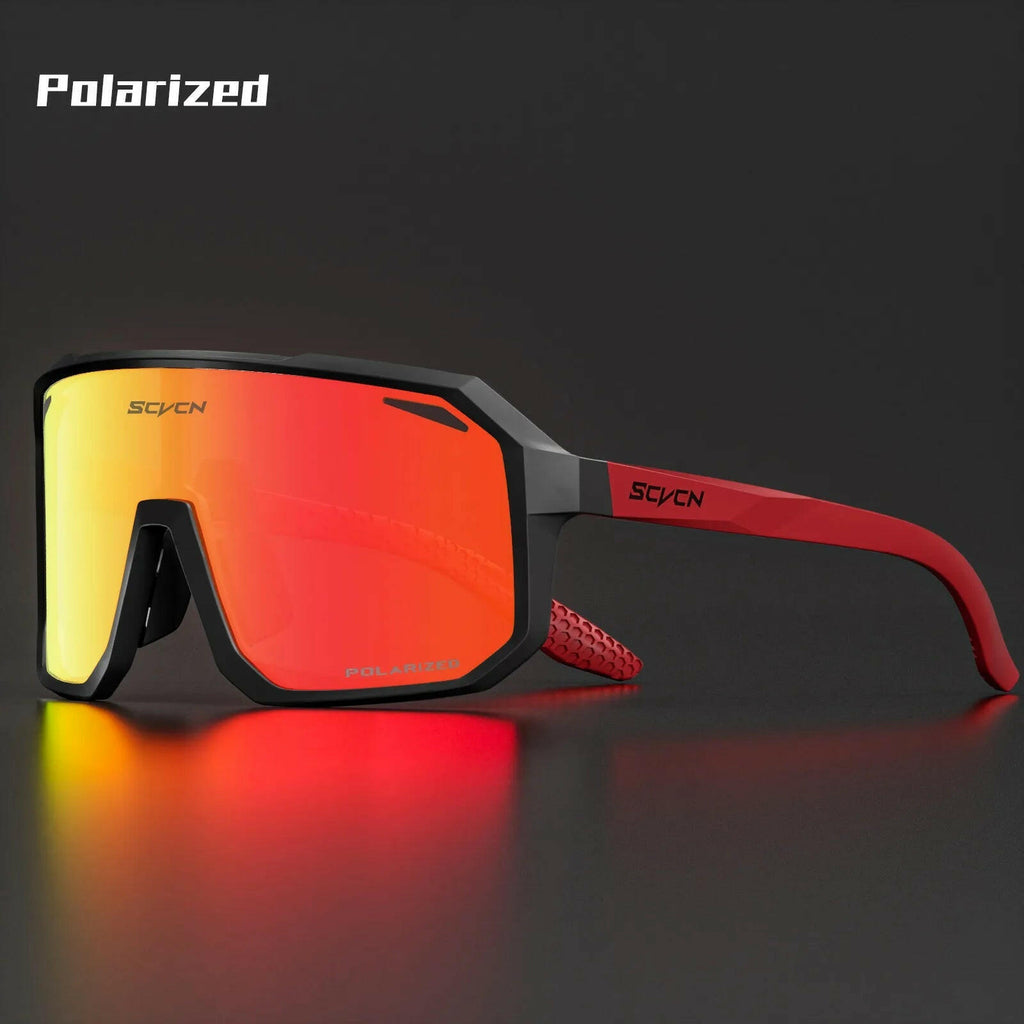 SCVCN Men Sunglasses Polarized Cycling Glasses Sun Glasses for Driving Fishing MTB Goggles Woman Bike Bicycle Cycle Eyewear-WAYBIKER