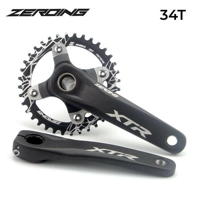 XTR XT SLX 104BCD Bike Crank 170mm Crankset 32T 34T 36T 38T Sprocket With Bottom Bracket 10 11 12speed Mountain Bicycle Crankset-WAYBIKER