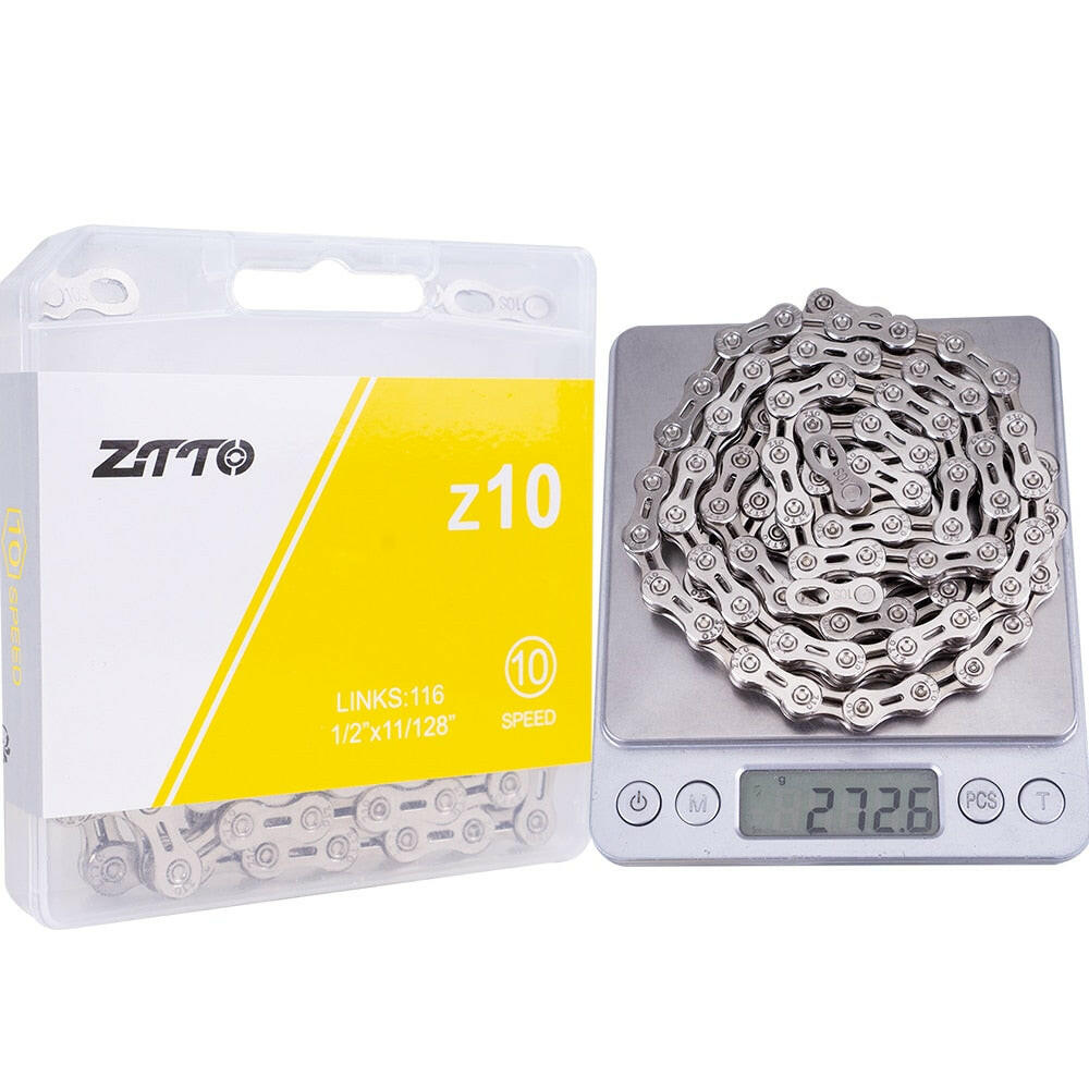 ZTTO ULT Bicycle 8 9 10 Speed Chain 116 Links MTB Road Bike Chains Power Lock High Quality 8S 9v 10v Current Cycling Accessories-WAYBIKER