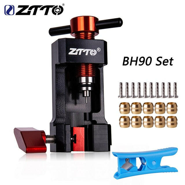 ZTTO Bicycle Hydraulic Disc Brake Oil Needle Tool Driver Hose Cutter Cable Pliers Olive Connector Insert BH59 BH90 Install Press-WAYBIKER